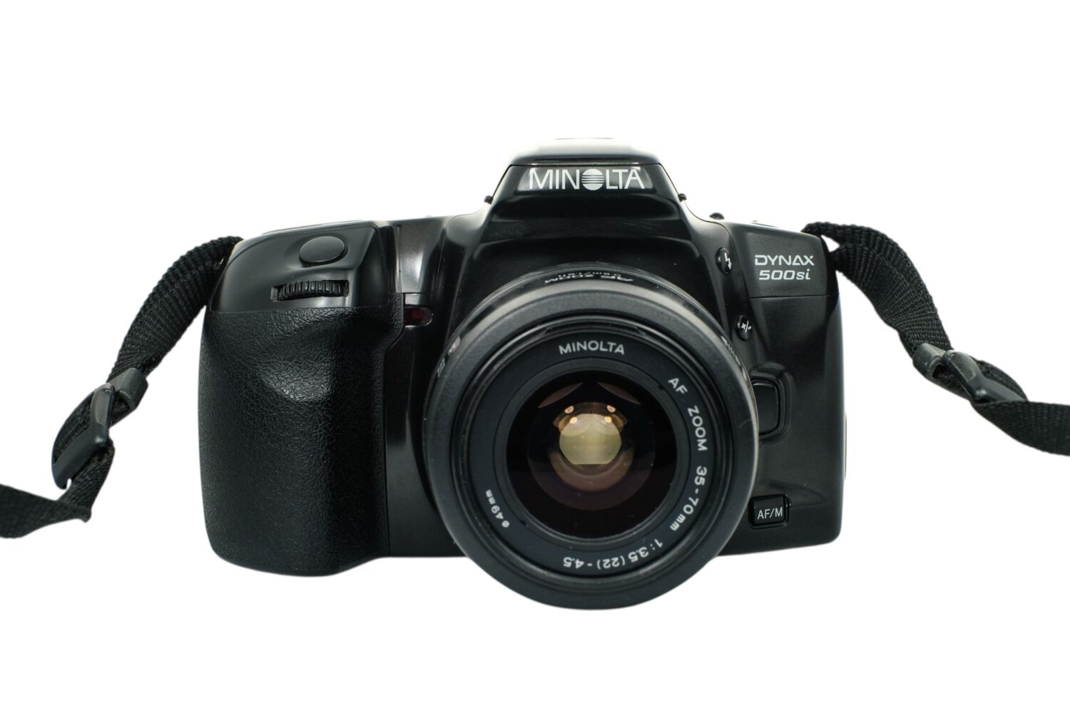 MINOLTA Dynax 500 Si + obiektyw Minolta 35–70 mm f/3.5(22)–4.5 AF Zoom